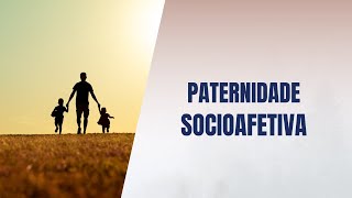 Paternidade socioafetiva [upl. by Yesdnyl420]