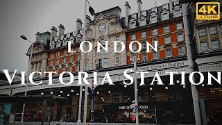 London Victoria Station Walk Through England 4K [upl. by Teiv863]