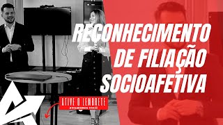 DIREITO DE FAMÍLIA Reconhecimento de filiação socioafetiva [upl. by Annalla]