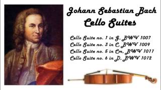 Johann Sebastian Bach  Cello suites in 432 Hz great for reading or studying [upl. by Adnawuj995]