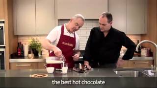 How to make a hot chocolate using an aerolatte milk frother [upl. by Alue]