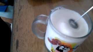 Aerolatte Review Frothing Cold Milk In Under 1 Minute [upl. by Ditzel]